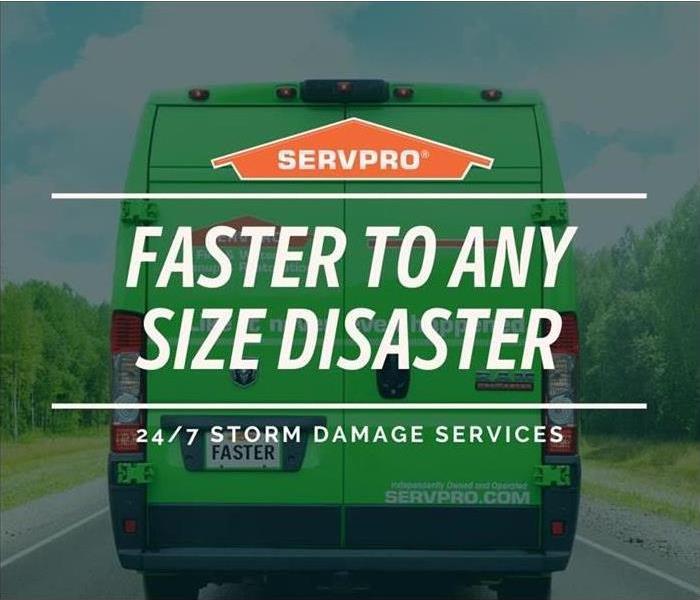 Faster to Any Disaster - SERVPRO Van